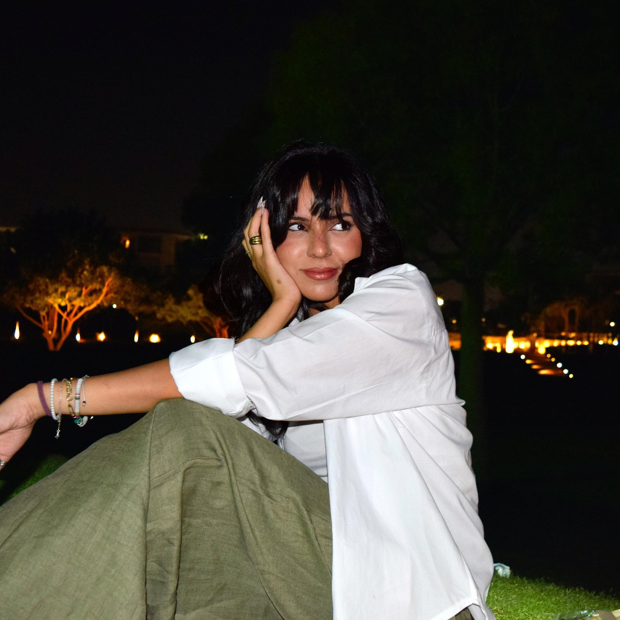 Plain White 3-in-1 chemise