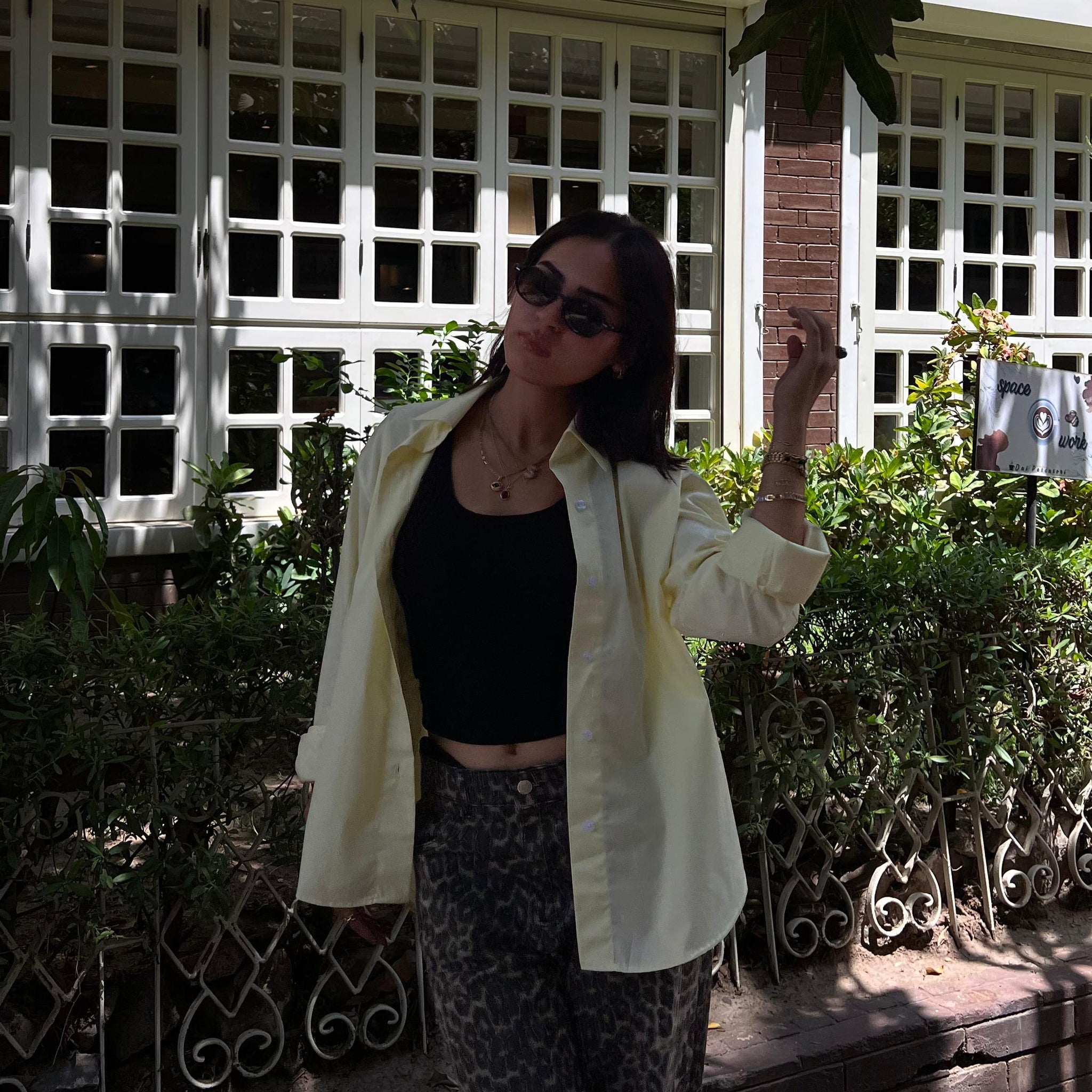 Plain Butter Yellow 3-in-1 chemise