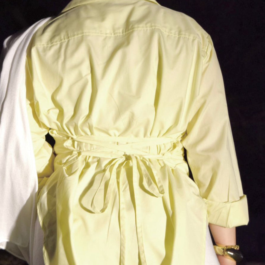 Plain Butter Yellow 3-in-1 chemise